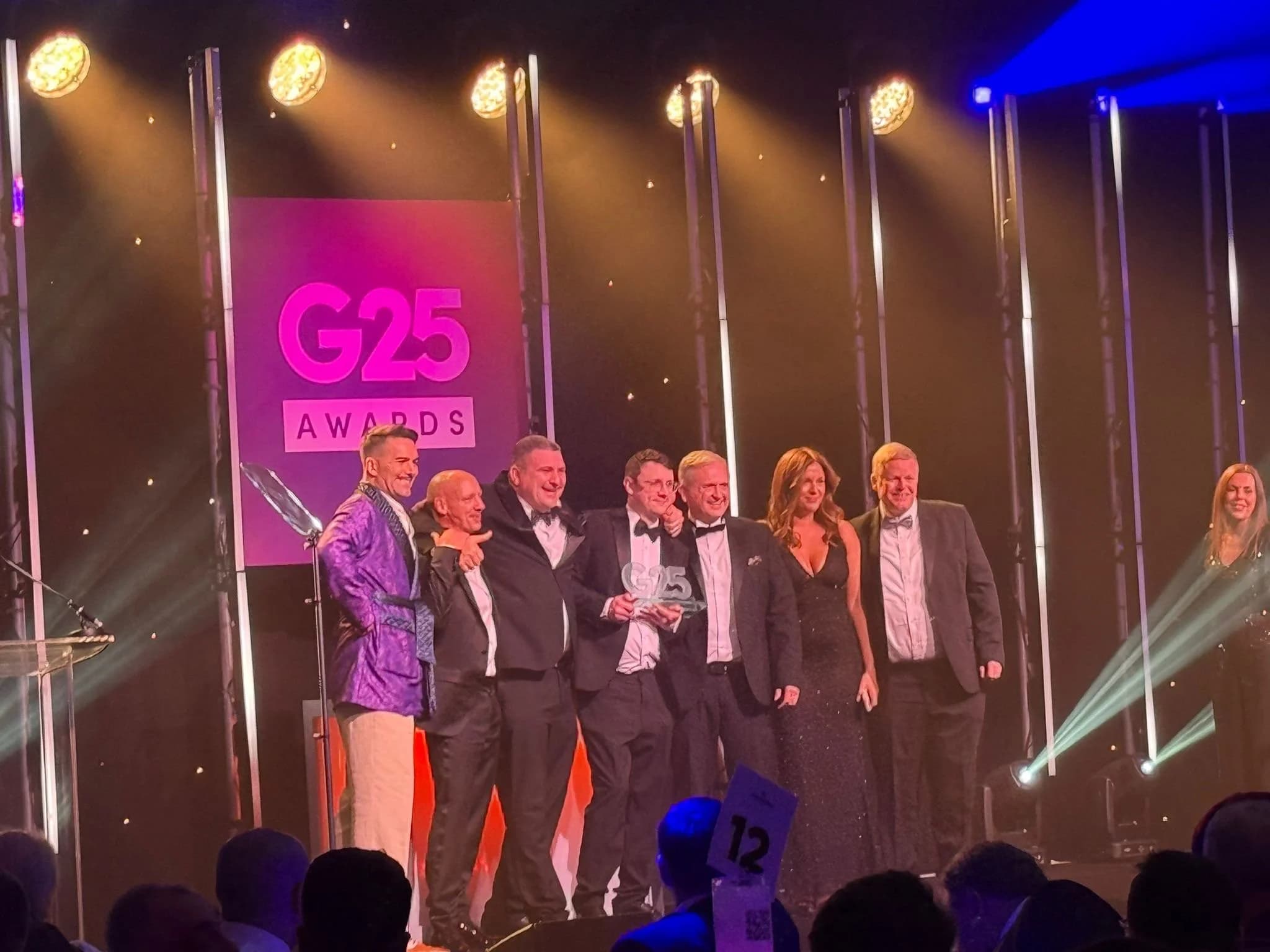 G25 Award On Stage